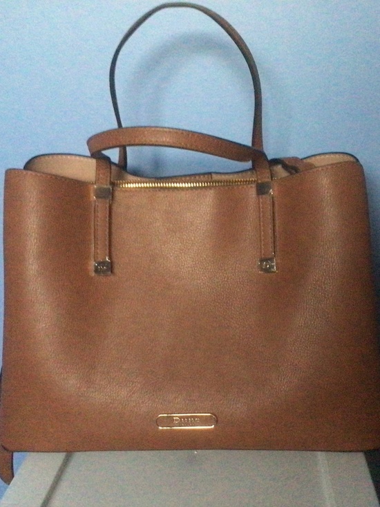 Dune London Handbags - 👜 NWOT Dune London Faux Vegan Leather Lined Tote With Carrier Bag 👜